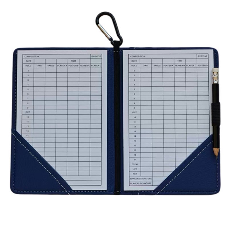 【BIG SALE】Waterproof Leather G - Golf Scorecard Holder ulasan dan harga