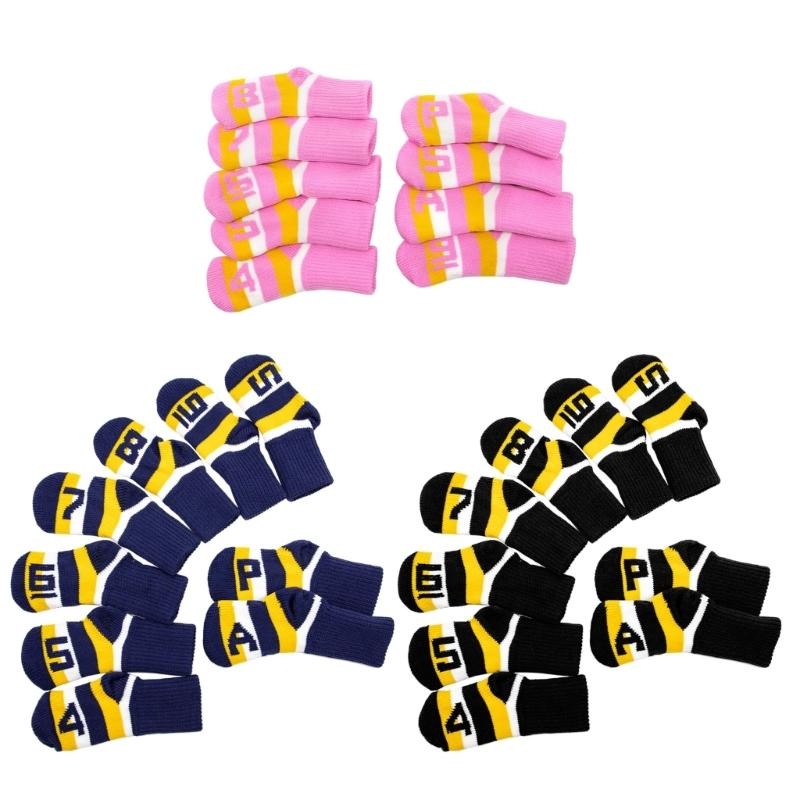   9Pcs Knitted Golf Club Headc - Golf Equipment Kit ulasan dan harga