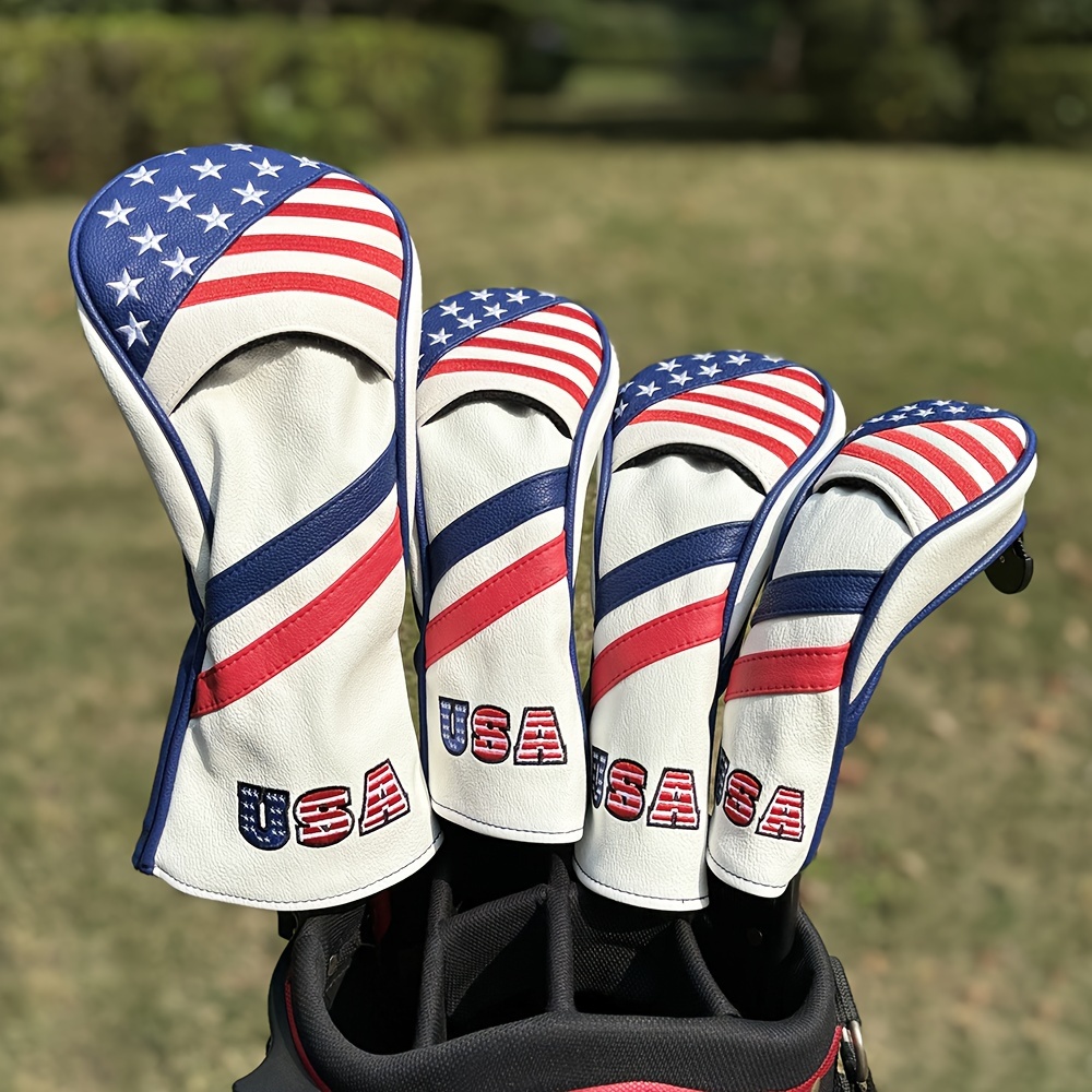 Patriotic Golf Club Head Cover - Golf Equipment Kit ulasan dan harga