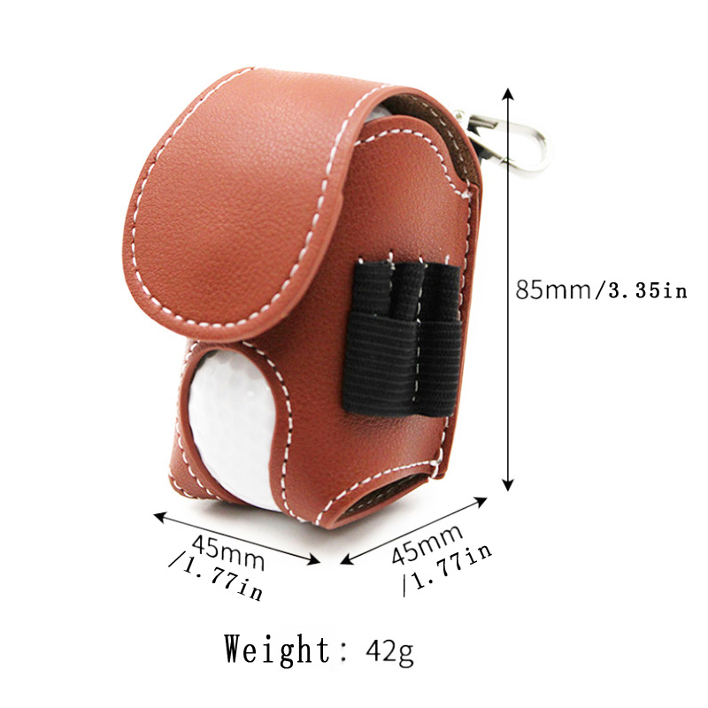Golf PU Ball Bag Two-Piece Set - Golf Equipment Kit ulasan dan harga