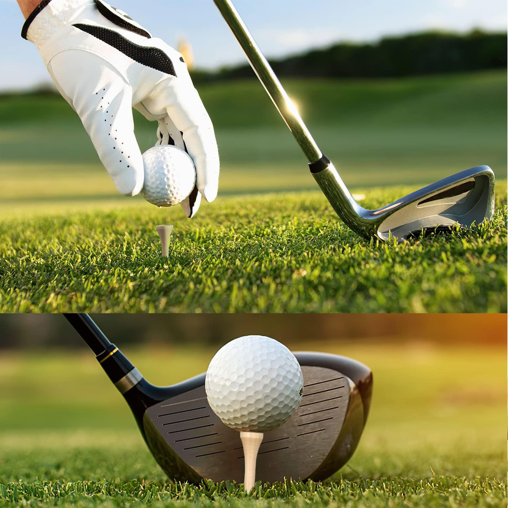 50Pcs/Set Wooden Golf Tee Tees - Golf Equipment Kit ulasan dan harga