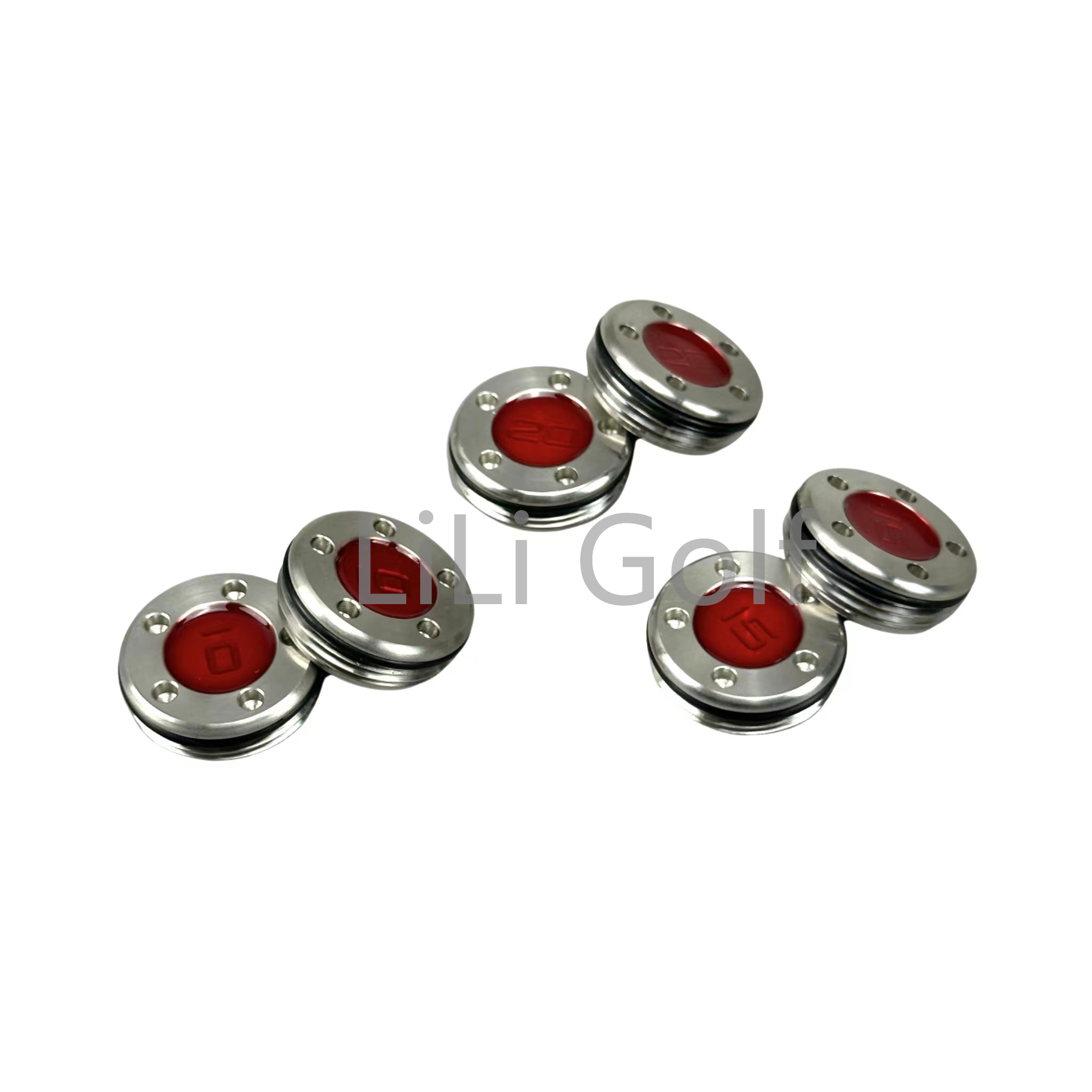2pcs Red Golf Weight Custom Pu - Driver Golf Titanium ulasan dan harga