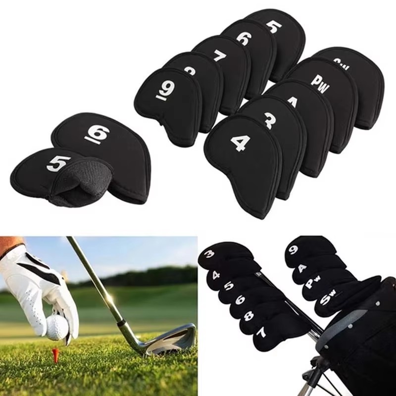 10Pcs Portable Golf Club Iron  - Golf Equipment Kit ulasan dan harga