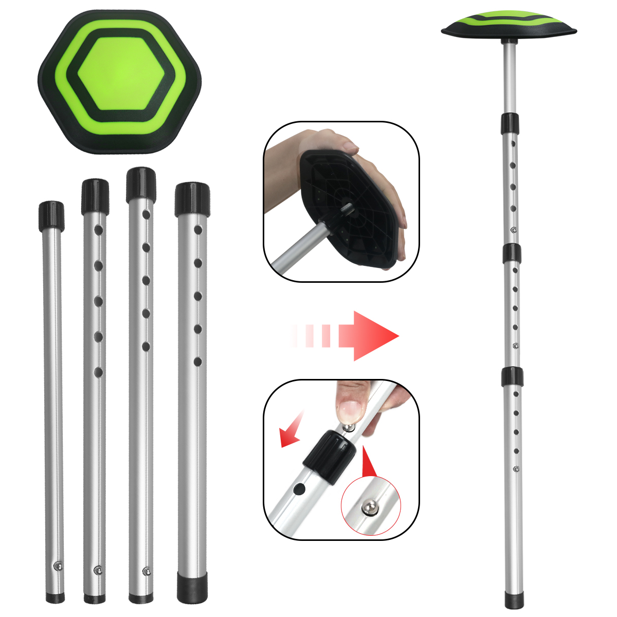 Golf 4-section bag stand alumi - Golf Scorecard Holder ulasan dan harga