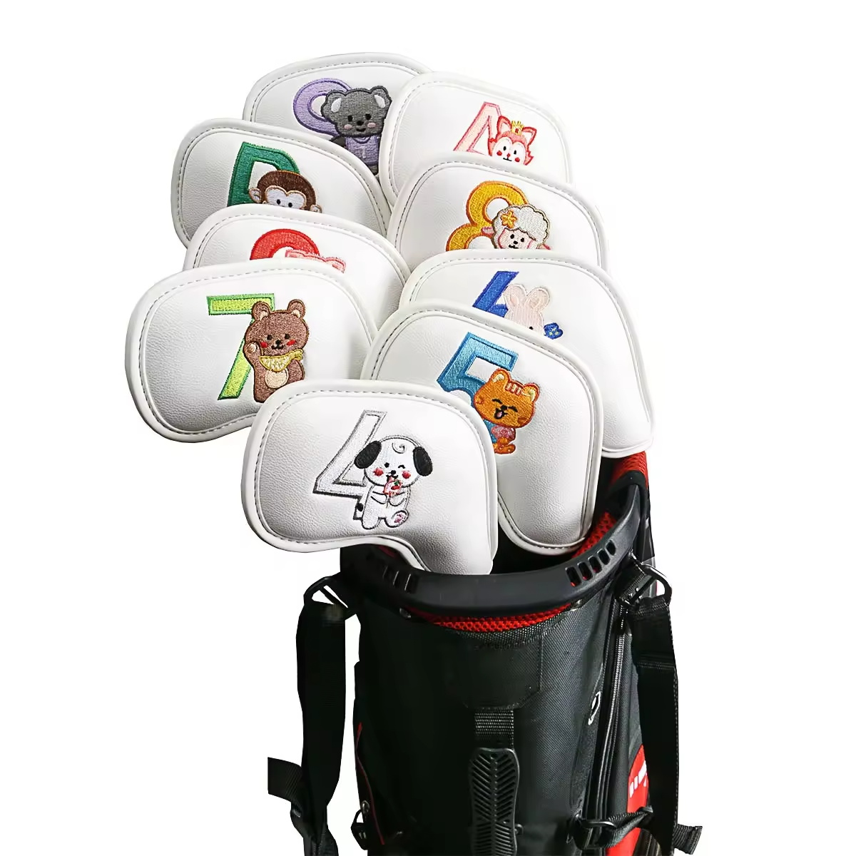 9Pcs Cute Cartoon Animal Golf  - Golf Equipment Deals ulasan dan harga