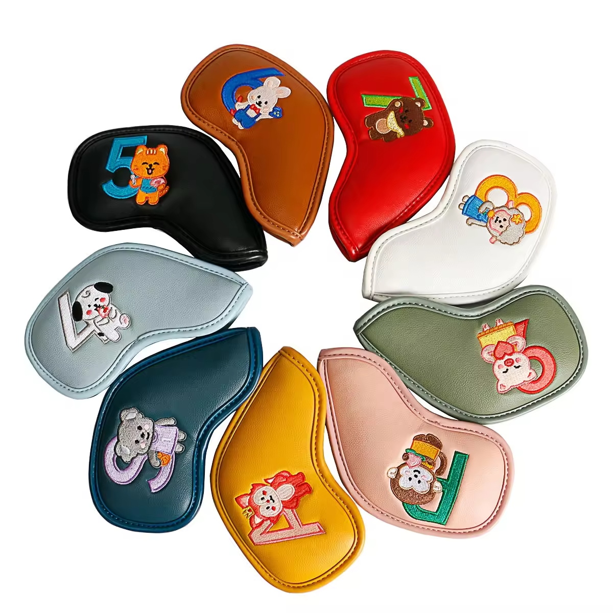 9Pcs Cute Cartoon Animal Golf  - Golf Equipment Deals ulasan dan harga